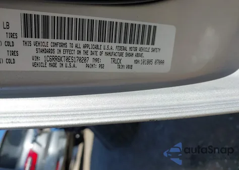 2014 Ram 1500 Express from USA, damaged, VIN 1C6RR6KT0ES170207